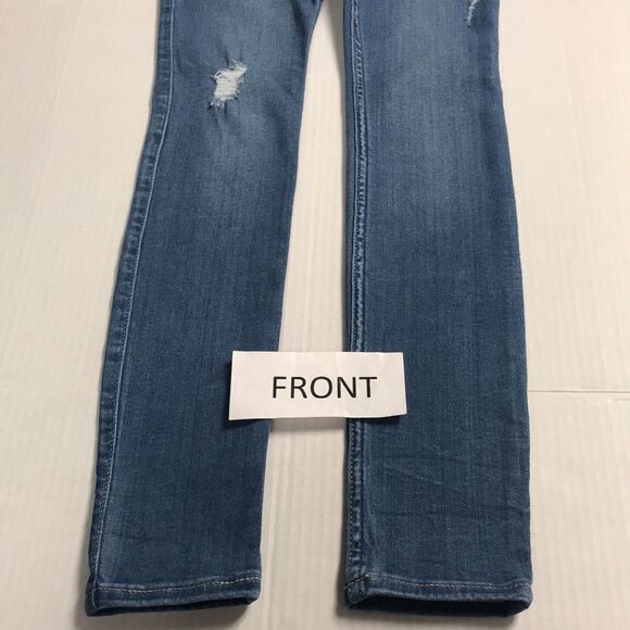HOLLISTER High-Rise Jean Legging Sz 1 (25x28) Advanced Stretch Ripped Jeggings 2 - Picture 3 of 10